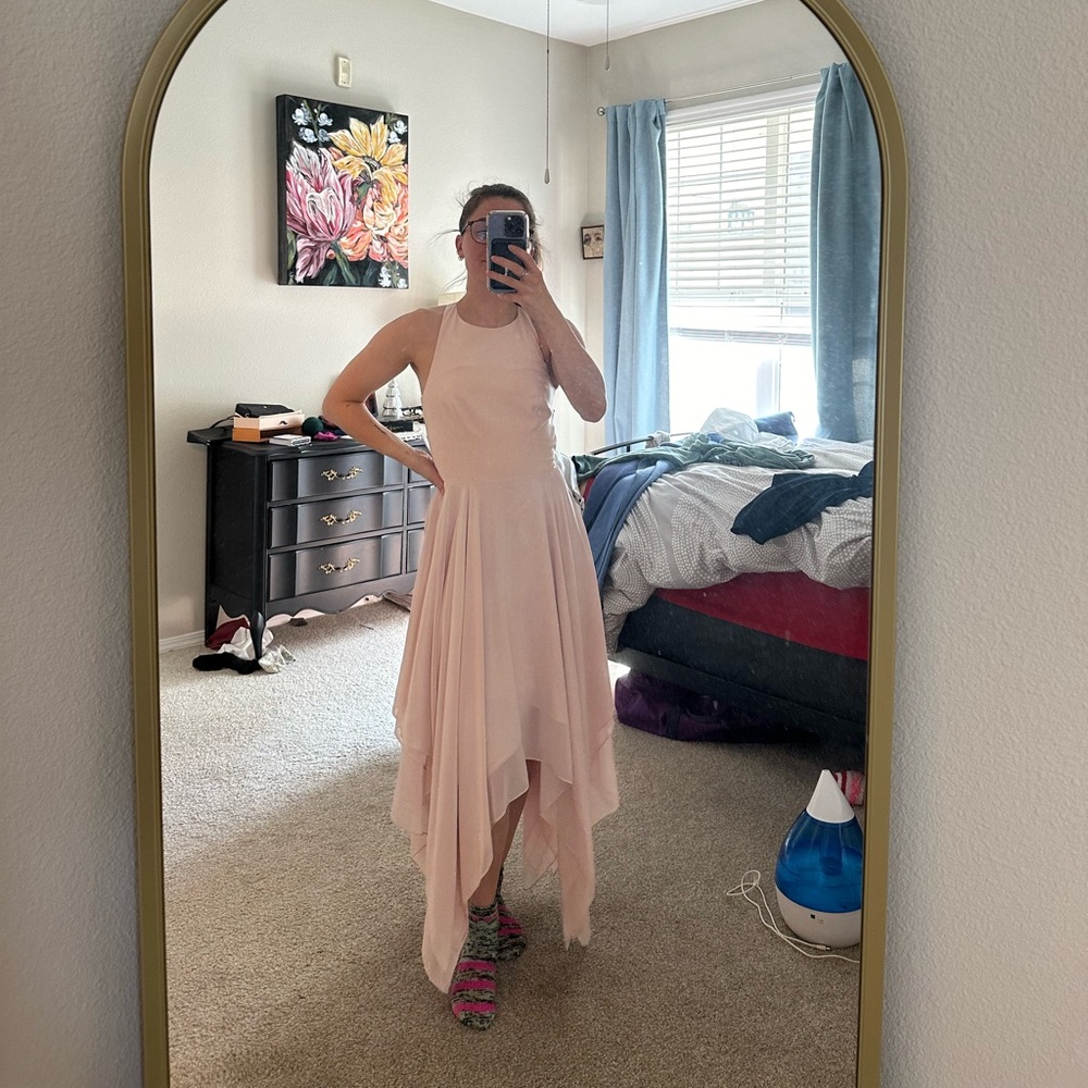 Aidan mattox flowy dress